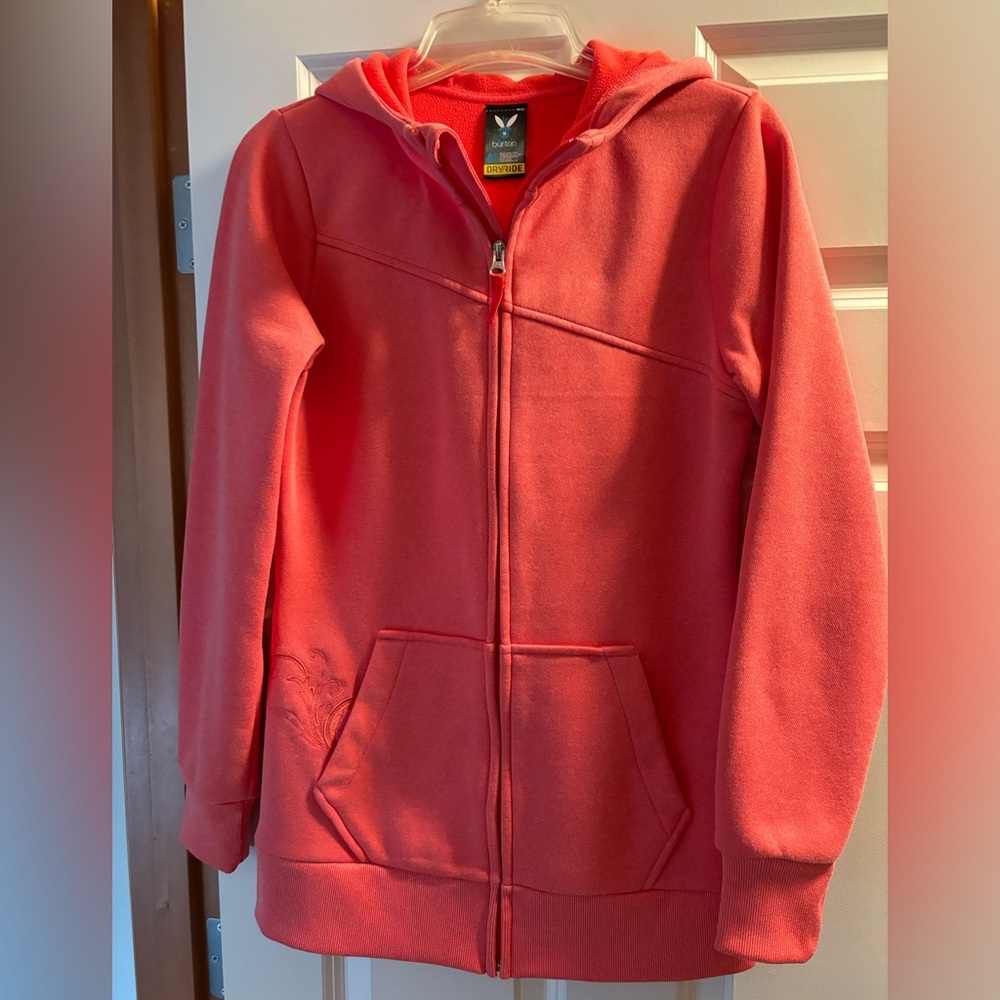 Burton hooded sweatshirt full zip